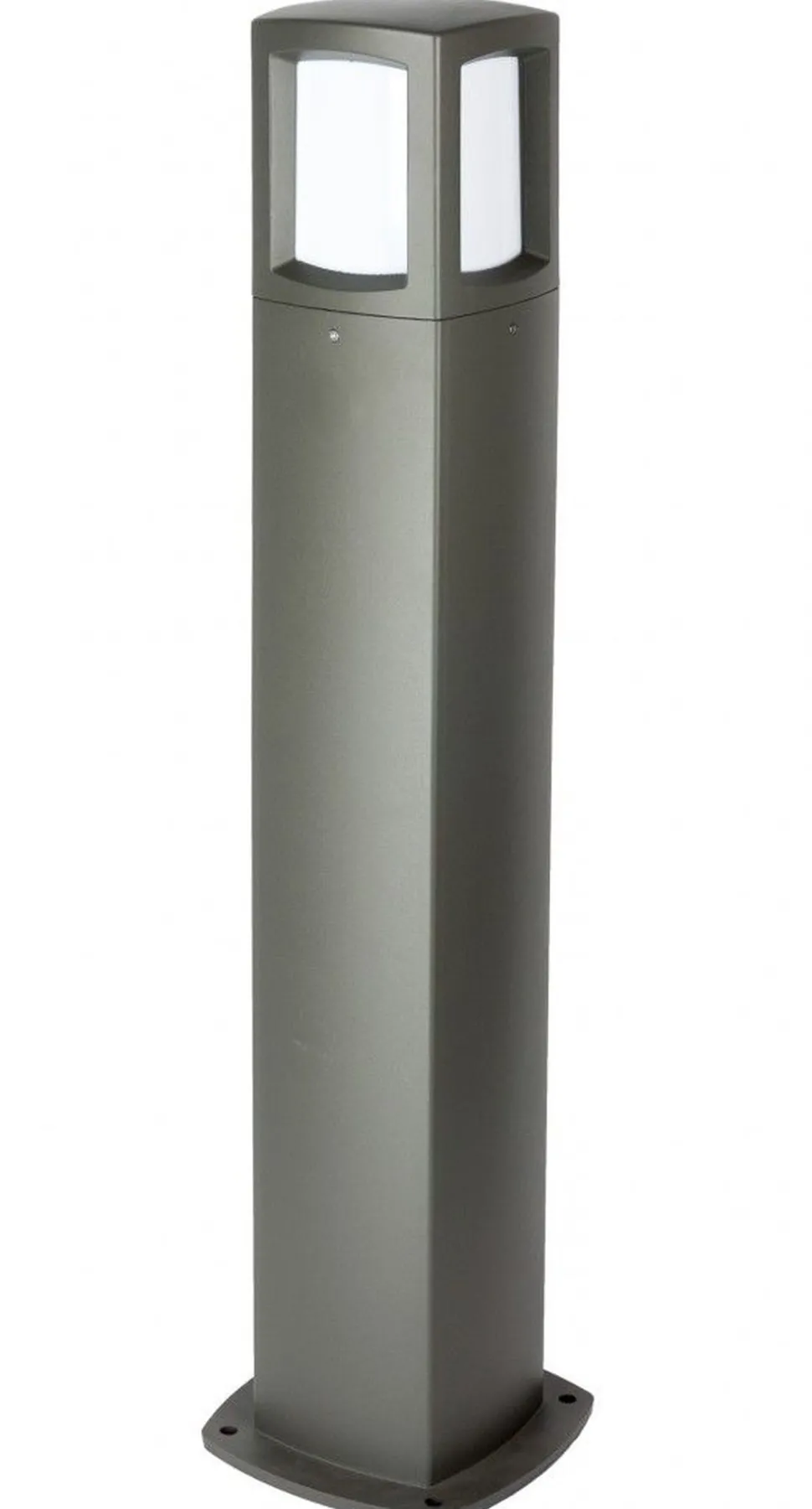 Kleine Wegeleuchte Dunkelgrau Aluminium E27 IP65 100 cm