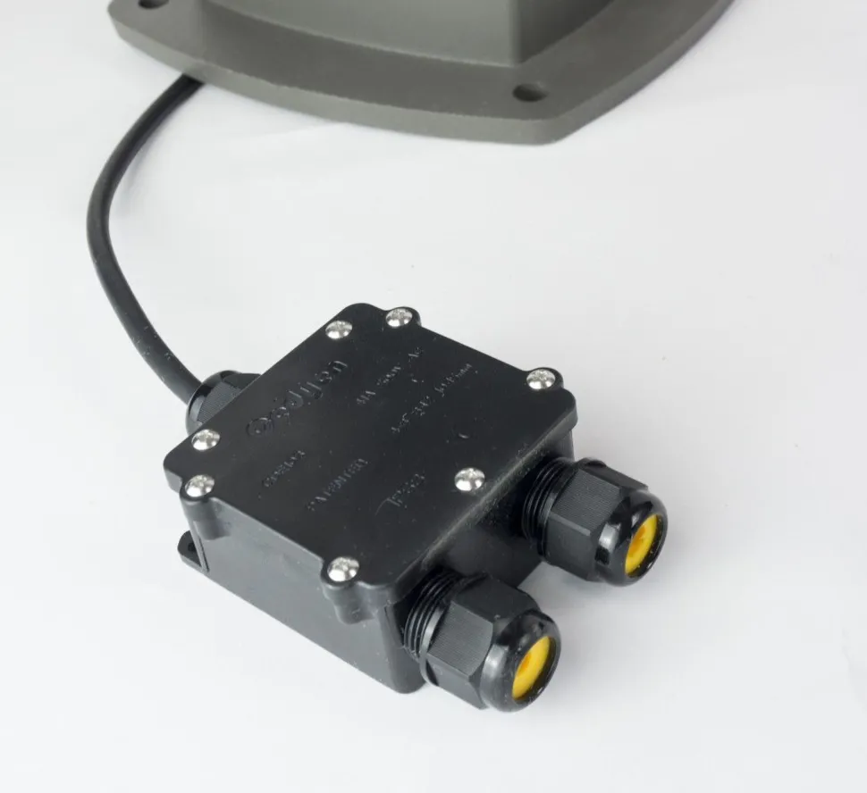 Kleine Wegeleuchte Dunkelgrau Aluminium E27 IP65 100 cm