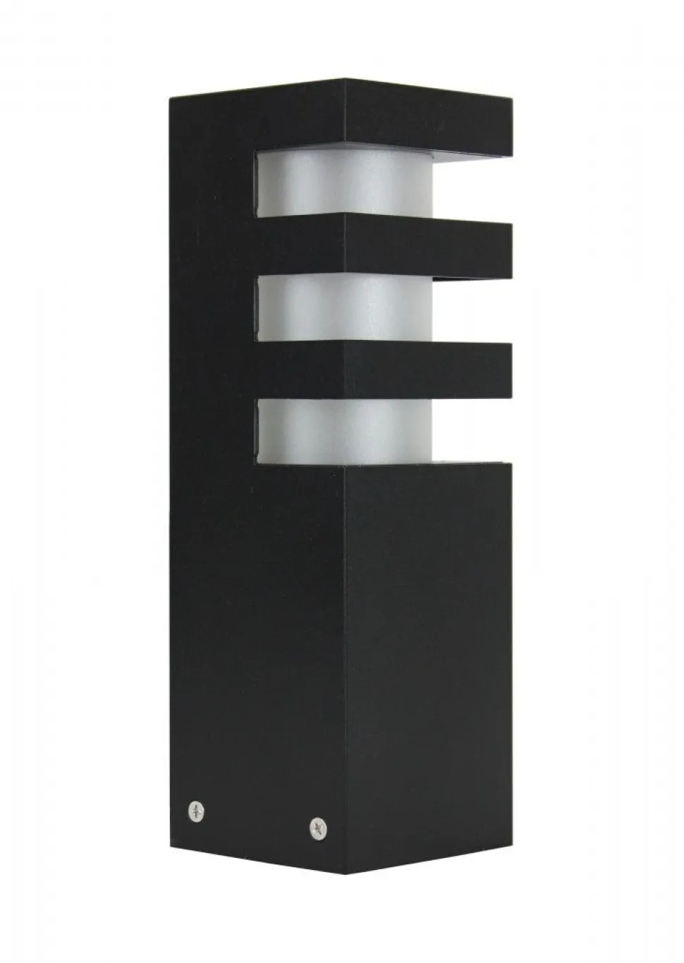 Kleine Wegeleuchte Schwarz 25cm eckig wetterfest