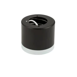 Kleiner Deckenspot Schwarz GX53 Ø 8,5 cm Aluminium Modern