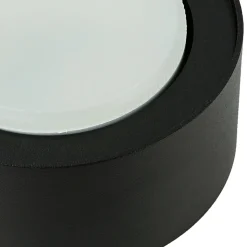 Kleiner Deckenstrahler Metall Ø10cm rund blendarm