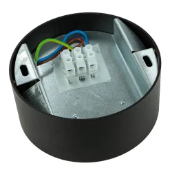 Kleiner Deckenstrahler Metall Ø10cm rund blendarm