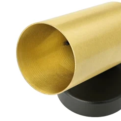 Kleiner Deckenstrahler Messing H:13cm GU10 elegant