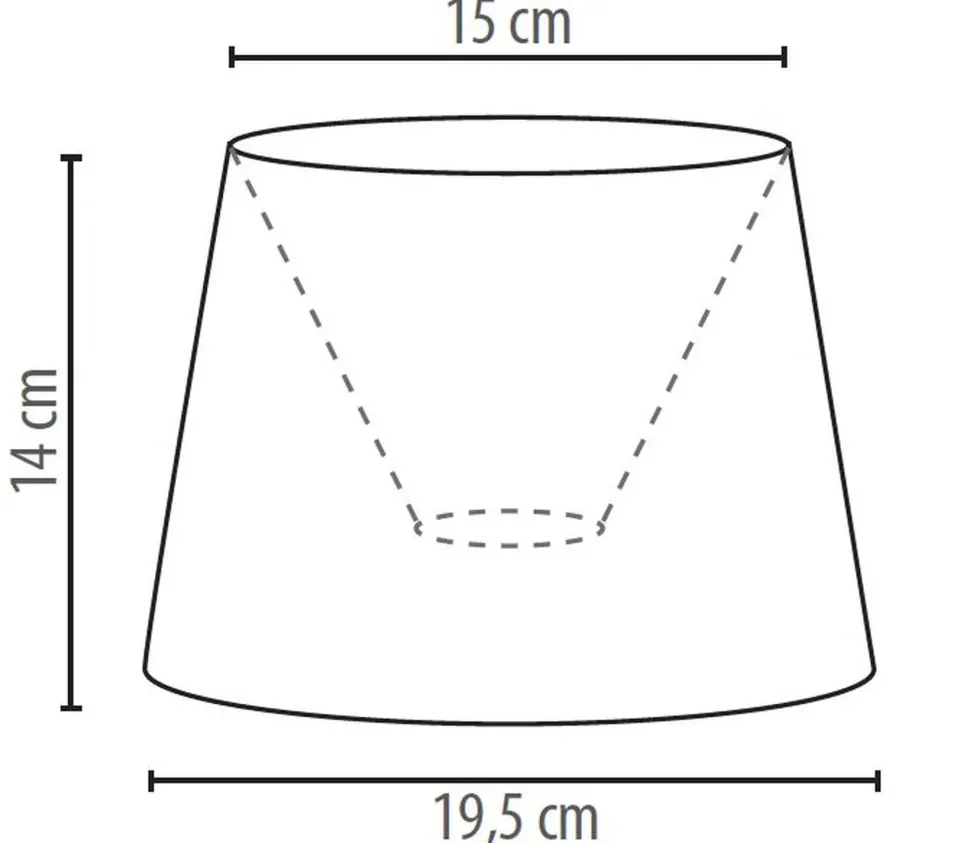 Kleiner Lampenschirm Tischlampe Stoff Blumen E14