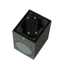 Kompakte Wandlampe für außen Anthrazit GU10 AALBORG