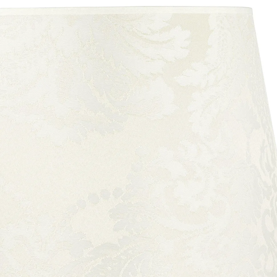 Konischer Lampenschirm Hängelampe Weiß E27 Stoff