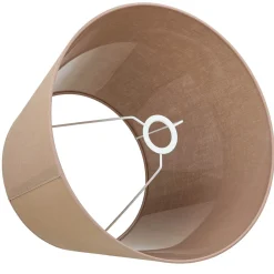 Konischer Lampenschirm WILLOW Stoff Stehlampe E27