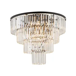 Kristall Deckenlampe Art Déco Ø 71 cm 12-flammig E14