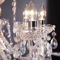 Kristall Lampe Designerleuchte Klassisch E14 Acryl