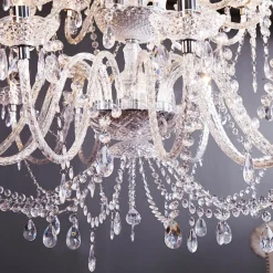 Kristall Lampe Designerleuchte Klassisch E14 Acryl