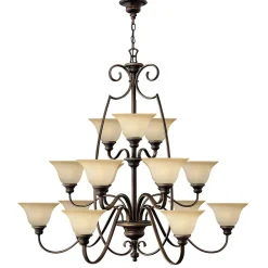 Kronleuchter ANABELL Ø1,2m rustikales Design groß