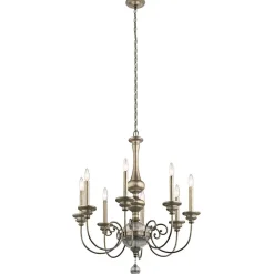 Kronleuchter CANDELA 13 in Silber Gold Ø81cm Lampe