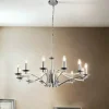 Kronleuchter Chrom 12-armig E14 Ø 88 cm H: max. 1,5 m Metall