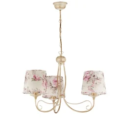 Kronleuchter floral Shabby Lampe Esstisch CRINE