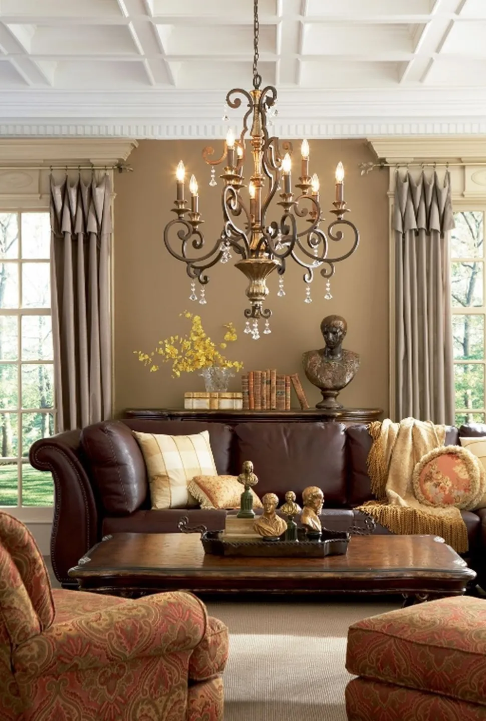 Kronleuchter GOTICA 4 Bronze 6xE14 Rustikal Lampe