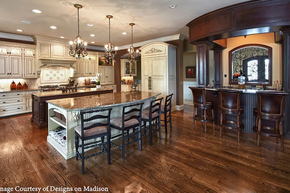 Kronleuchter GOTICA 4 Bronze 3-flmg Design Lampe