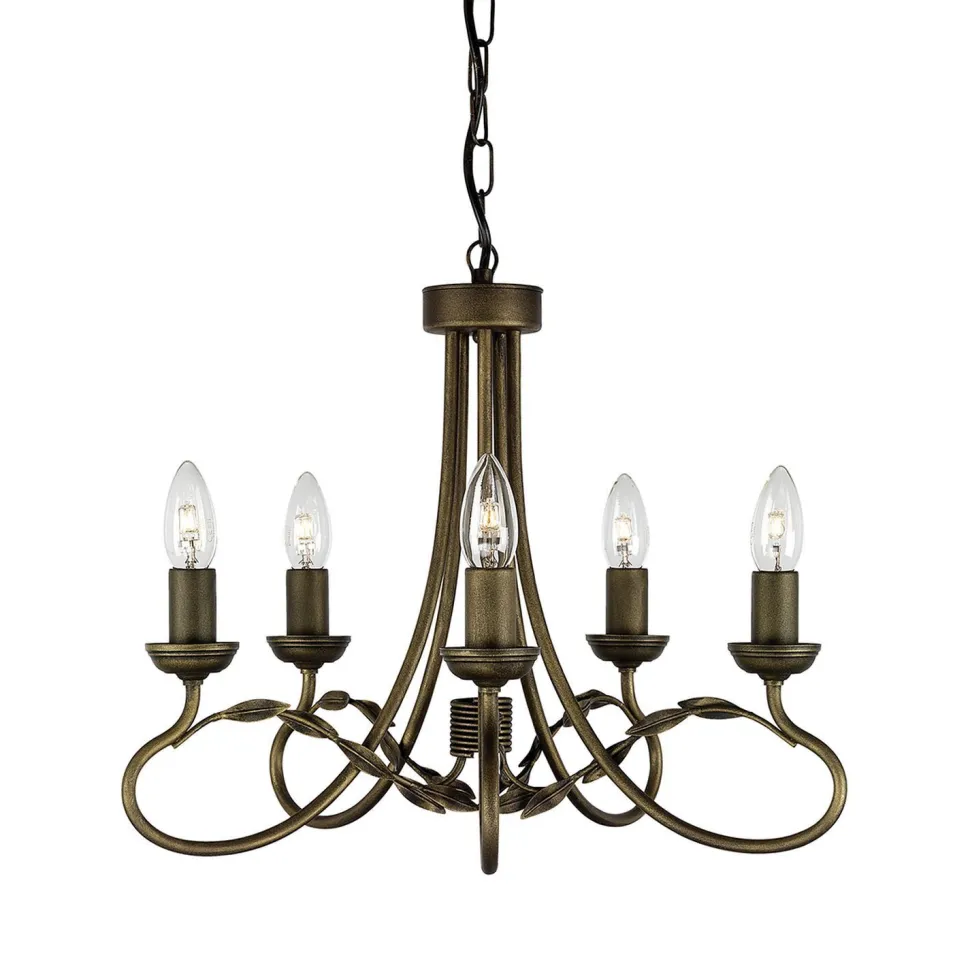 Kronleuchter GOTICA 6 Gold kürzbar Esstisch Lampe