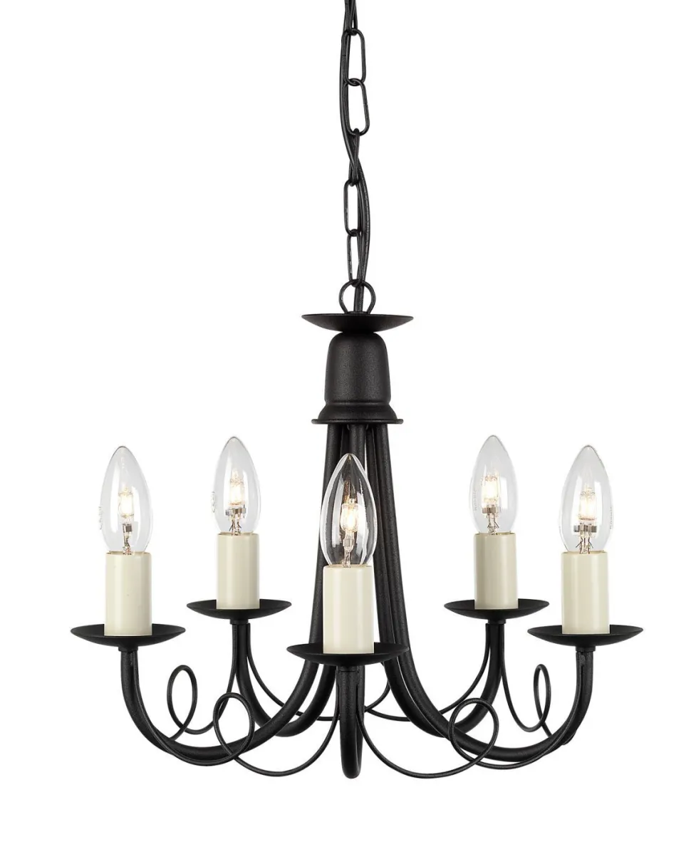 Kronleuchter GOTICA 5 Gold 5xE14 verstellbar Lampe