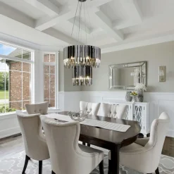 Kronleuchter Kristall G9 Schwarz Rauchgrau