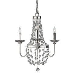 Kronleuchter Kristall in Nickel Klassisch CASTELO