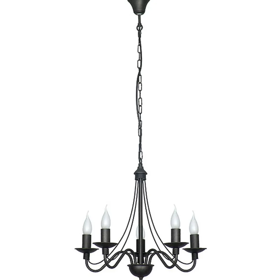 Kronleuchter Lüster Pendellampe Schwarz Wohnraum