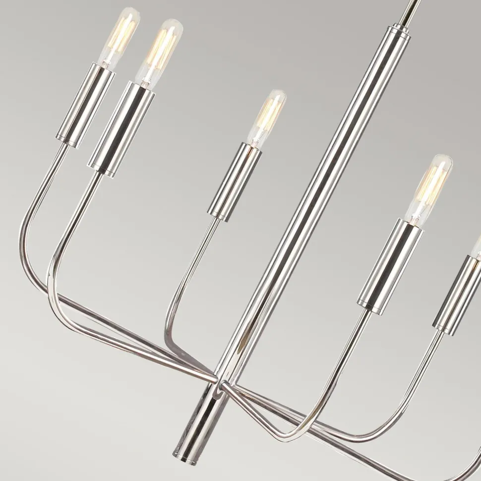 Kronleuchter Metall E14 61 cm breit höhenverstellbar