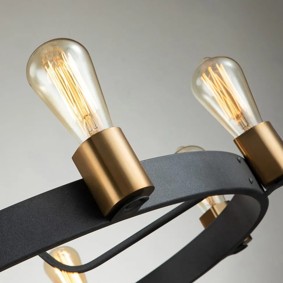 Kronleuchter Metall E27 D: 82,9 cm H: max. 122,5 cm