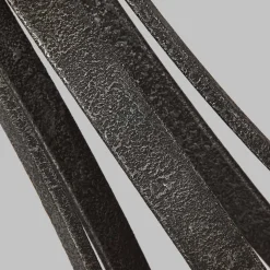 Kronleuchter Metall Glas D: 61 cm rund Rustikal