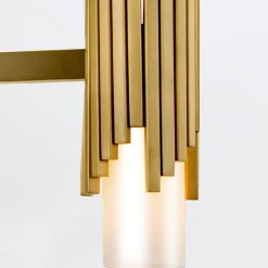 Kronleuchter Metall Glas 83,8 cm breit Modern verstellbar