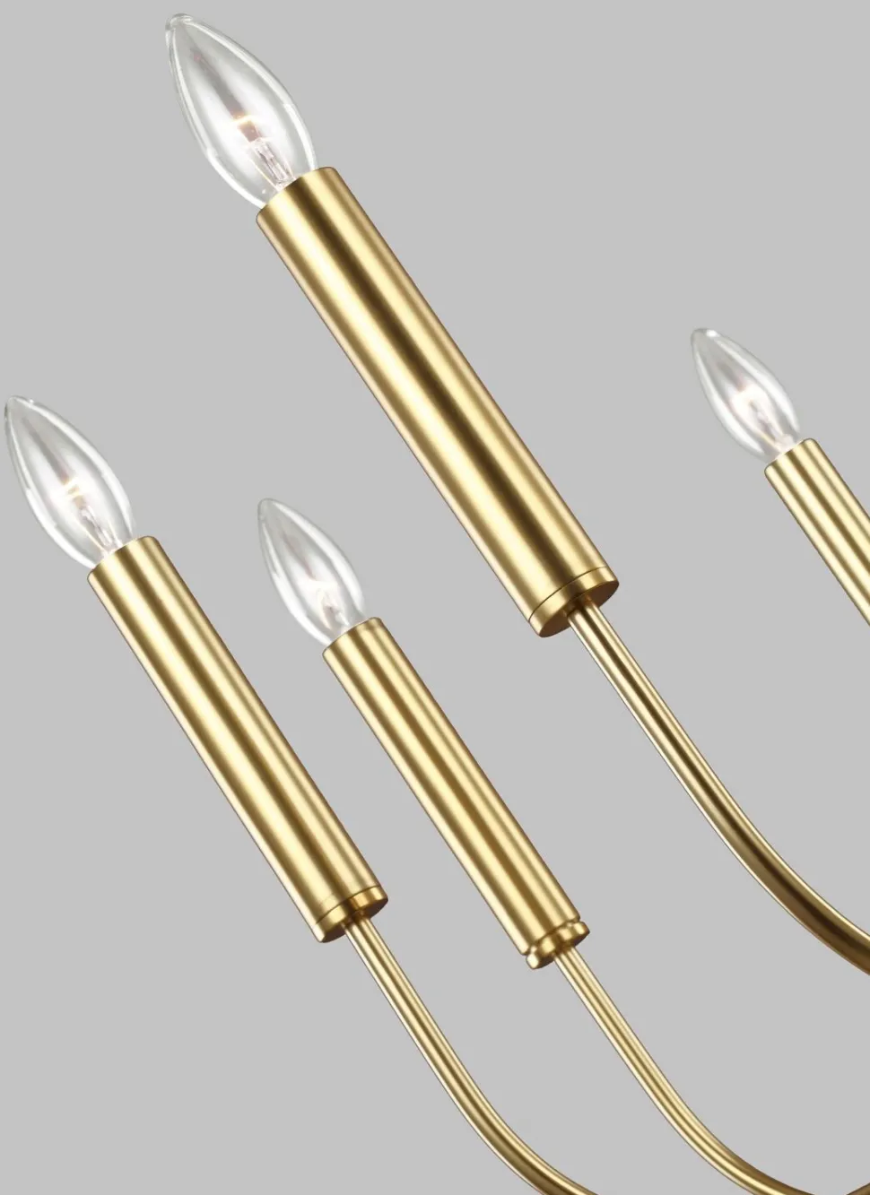 Kronleuchter Metall Jugendstil in Messing Ø76cm 9-armig