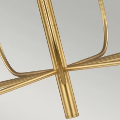 Kronleuchter Metall Jugendstil in Messing Ø76cm 9-armig