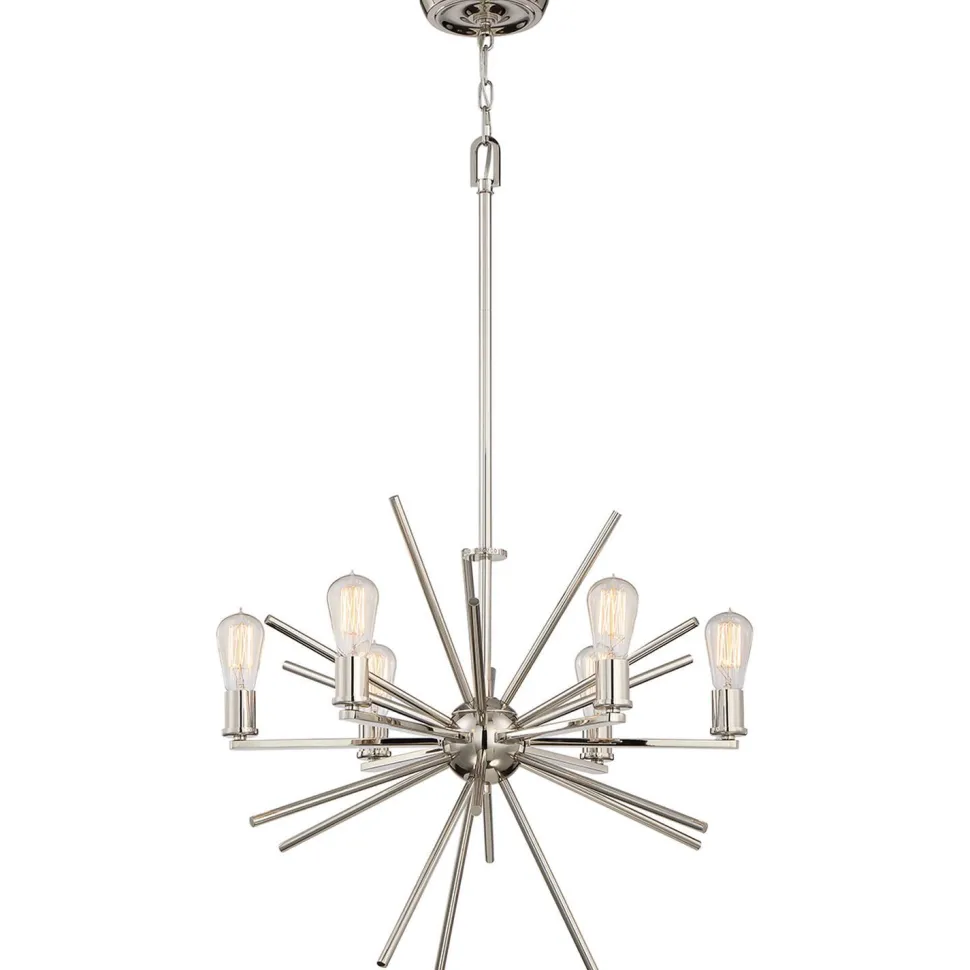 Kronleuchter NELI in Silber Ø65cm kürzbar Lampe