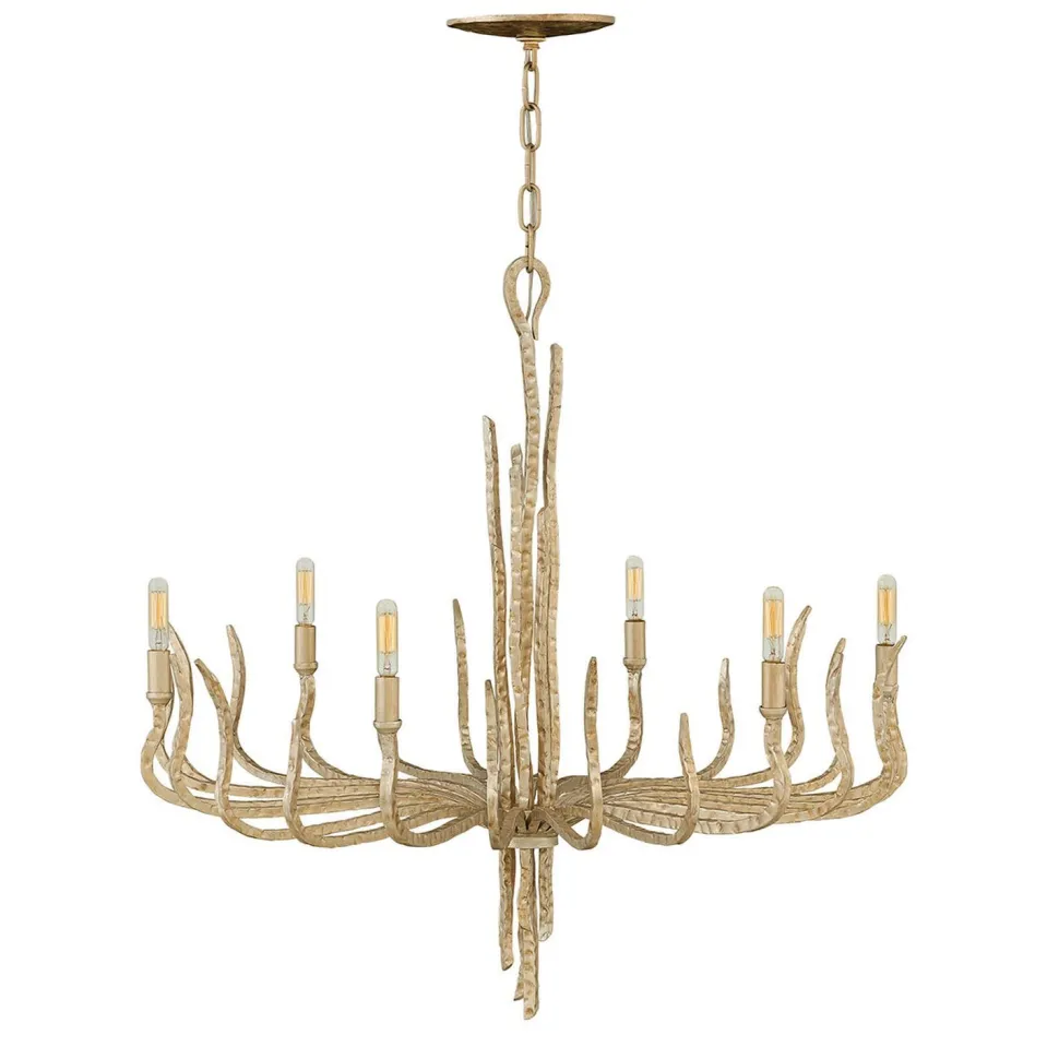 Kronleuchter PALINA in Gold Ø71cm kürzbar Lampe