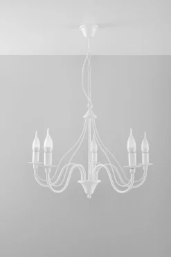 Kronleuchter rustikal Weiß