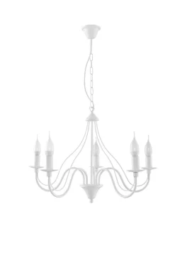 Kronleuchter rustikal Weiß