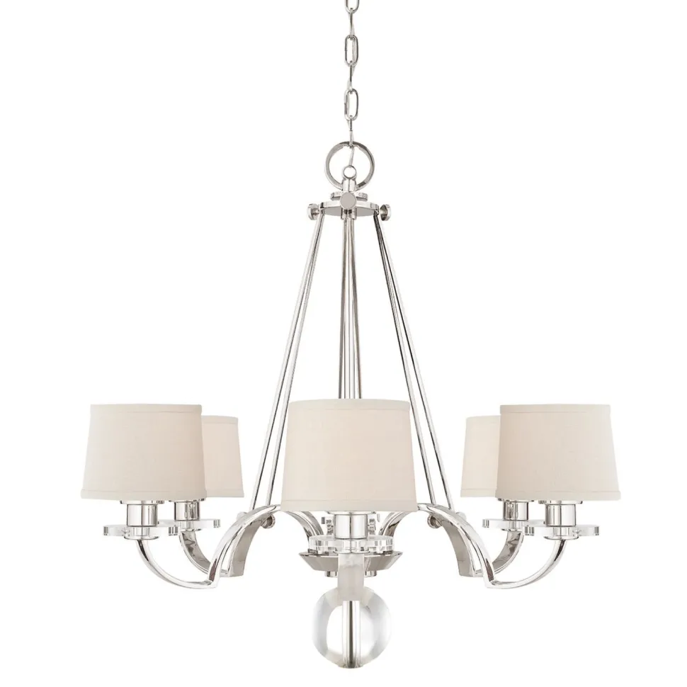 Kronleuchter VALI in Silber Ø79cm kürzbar Lampe