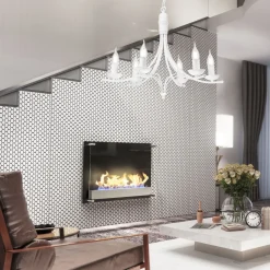 Kronleuchter Weiß Rustikal Metall Ø58cm 6-armig E14