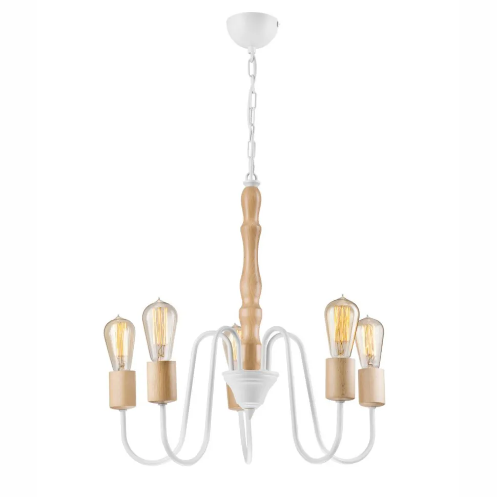 Kronleuchter Wohnzimmer Hängelampe Holz Esstisch