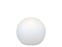 Kugelleuchte Garten Kabel Stecker Weiß IP65 E27 LED Ø50cm