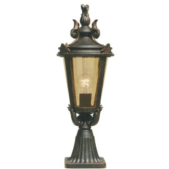 Kunstvolle Sockelleuchte Garten Weg H:56cm BISHOP