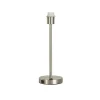 Lampenfuß Tischleuchte E24 40 cm hoch Metall in Nickel