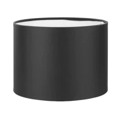 Lampenschirm für Tischleuchte E27 rund Ø20cm Schwarz