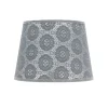 Lampenschirm Grau klein E14 Tischlampe aus Spitze