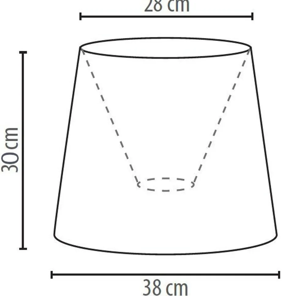 Lampenschirm Grau Stehleuchte E27 gehäkelter Stoff