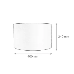 Lampenschirm Hängelampe Schwarz Gold Ø 40 cm Stoff Modern