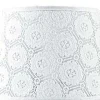 Lampenschirm Weiß Spitze Textil für E14 Tischlampe