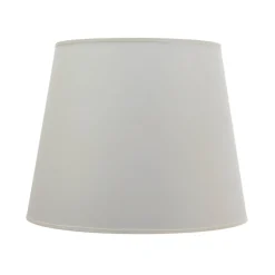 Lampenschirm Weiß Stoff für Stehlampe E27