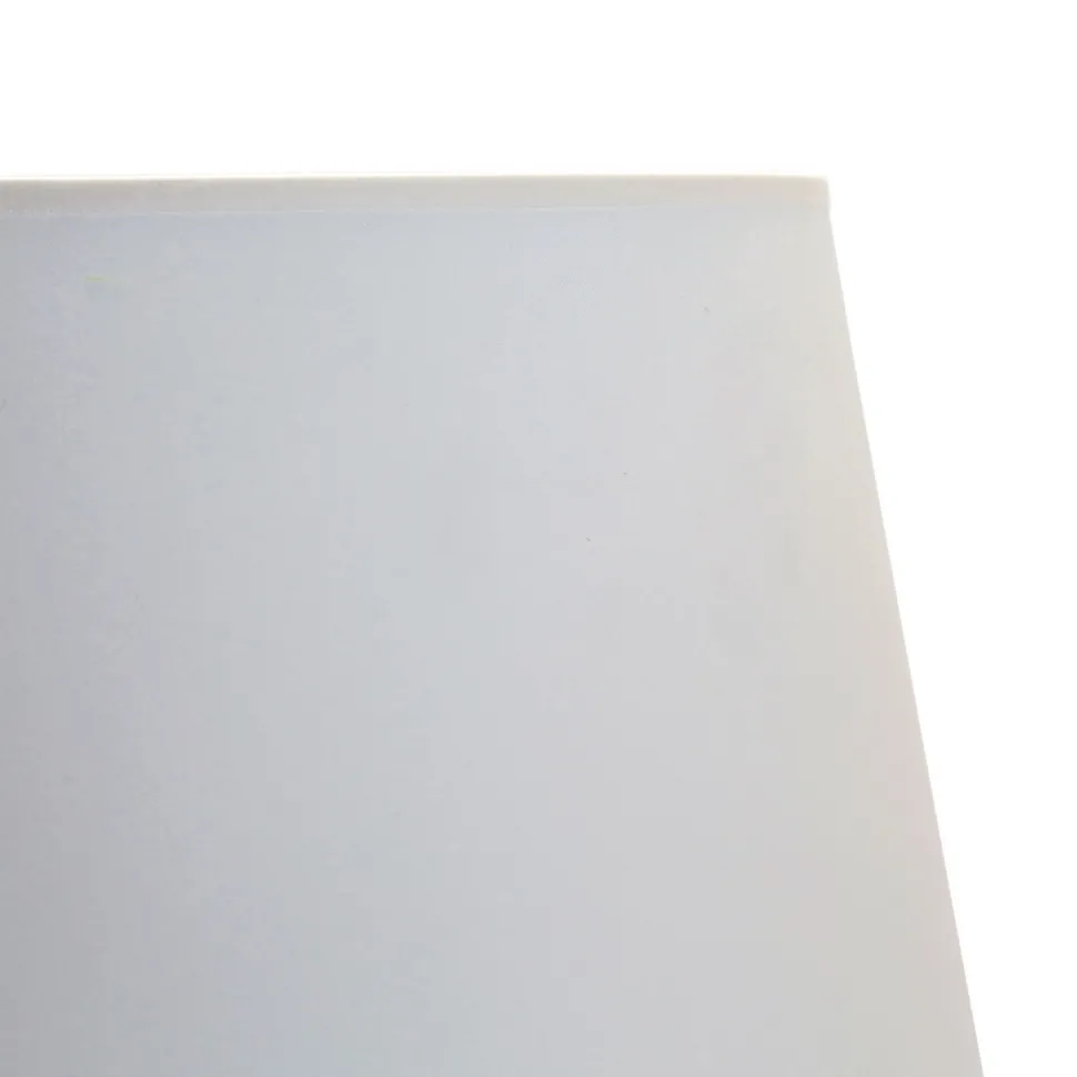 Lampenschirm Weiß Stoff für Stehlampe E27