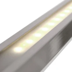 Lange LED Deckenlampe dimmbar in Stahl 122 cm 4000 K