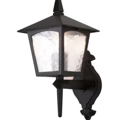 Laterne Außen Schwarz Rustikal IP43 Haus Hof